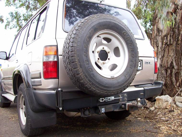 Toyota 80 series spare wheel carrier